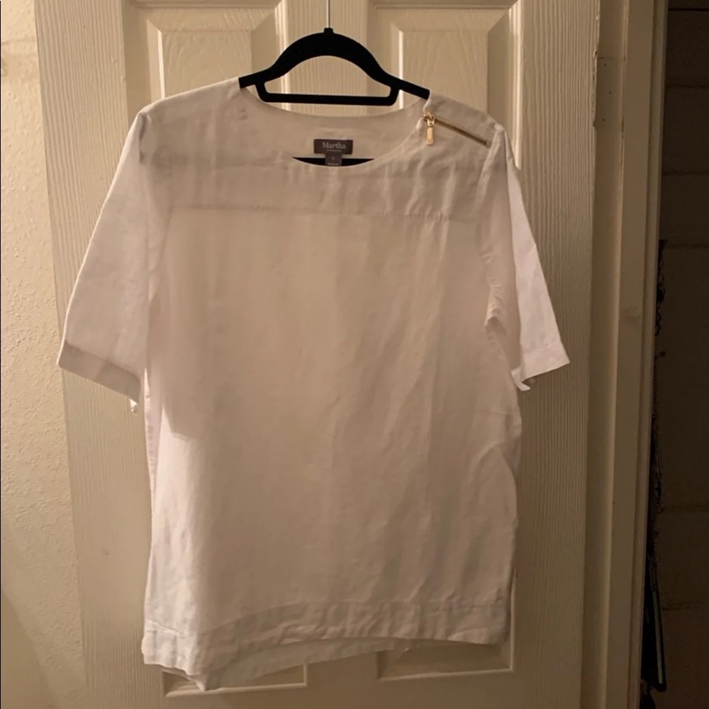 NWOT Martha Stewart linen top